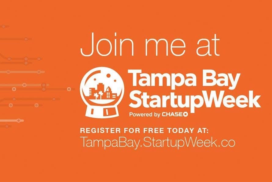 Join JR Griggs at Tampa Bay Startup Week 2016